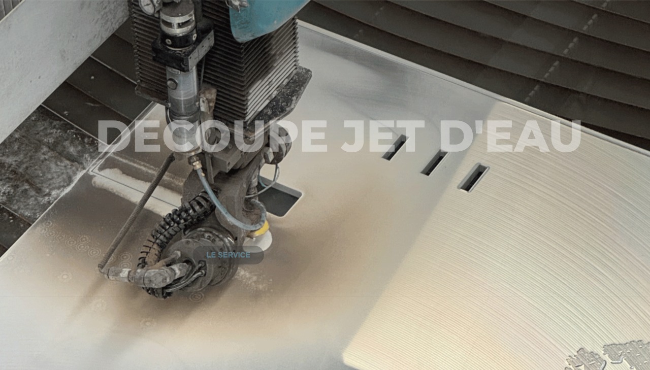 Service de Découpe jet d'eau